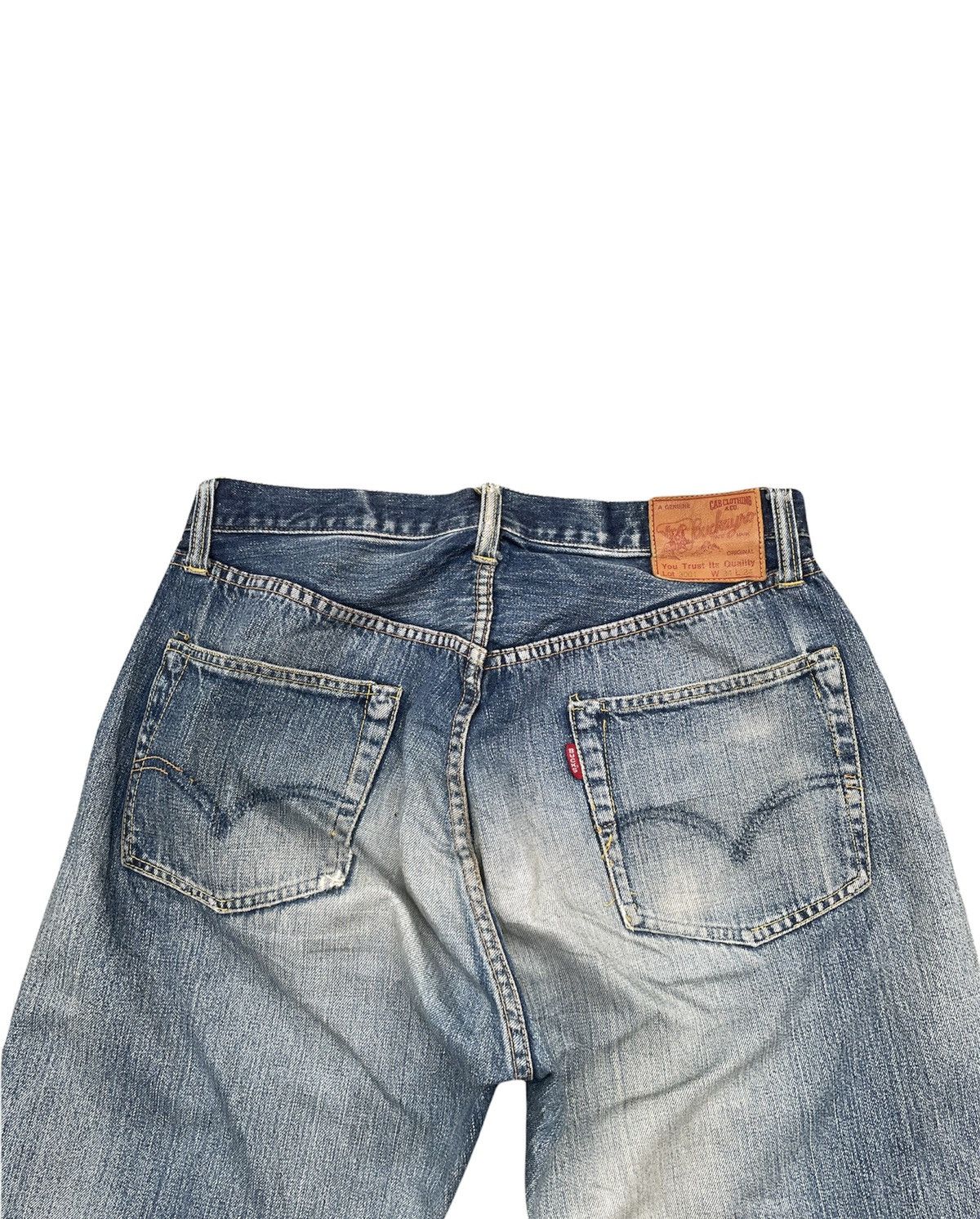Japanese Brand × Vintage Vintage Cab Clothing Buckayro Selvedge Aging Distressed Size US 32 / EU 48 - 11 Thumbnail