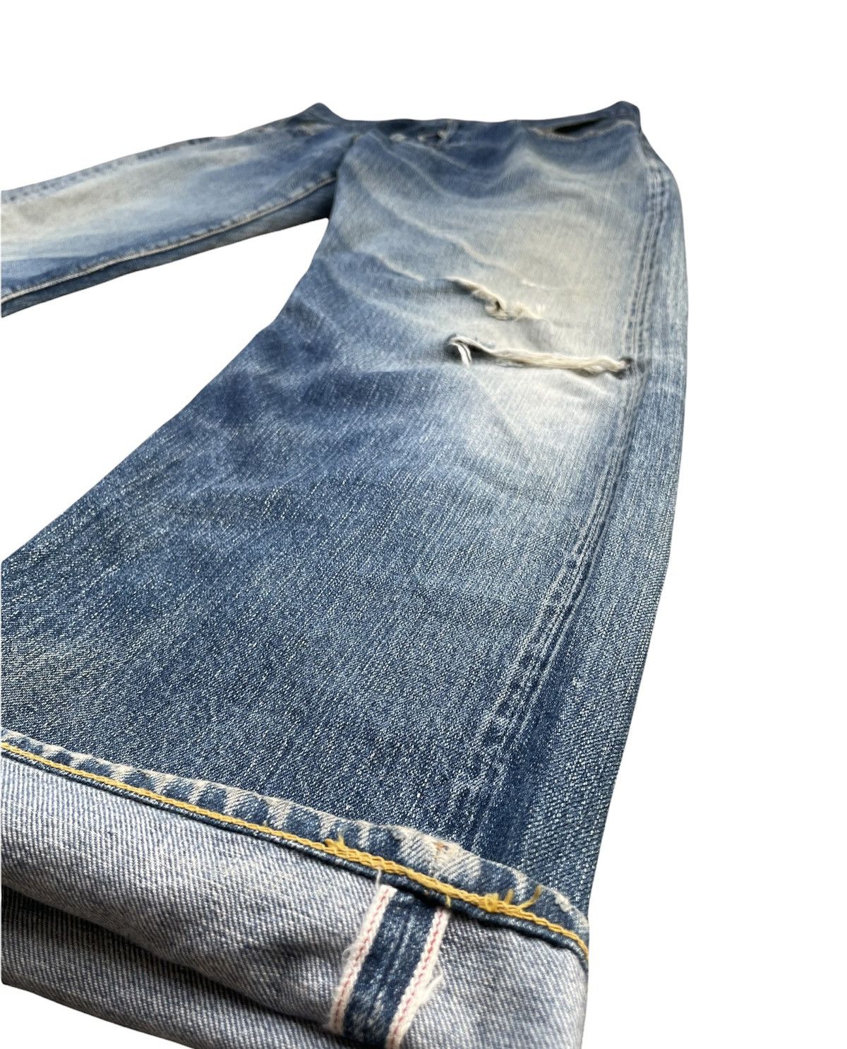 Japanese Brand × Vintage Vintage Cab Clothing Buckayro Selvedge Aging Distressed Size US 32 / EU 48 - 3 Thumbnail