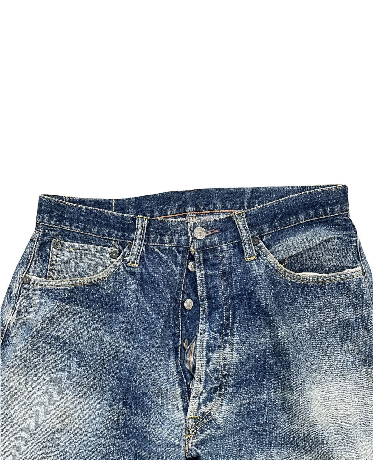 Japanese Brand × Vintage Vintage Cab Clothing Buckayro Selvedge Aging Distressed Size US 32 / EU 48 - 6 Thumbnail