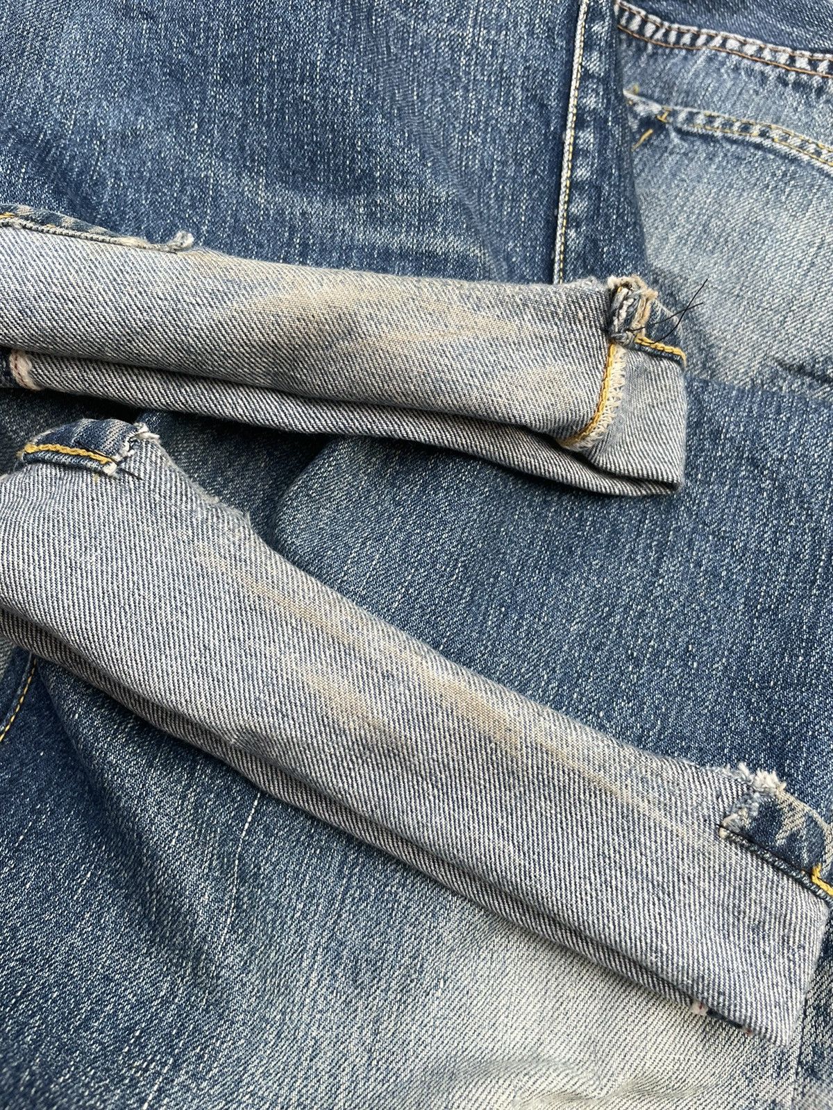 Japanese Brand × Vintage Vintage Cab Clothing Buckayro Selvedge Aging Distressed Size US 32 / EU 48 - 14 Thumbnail