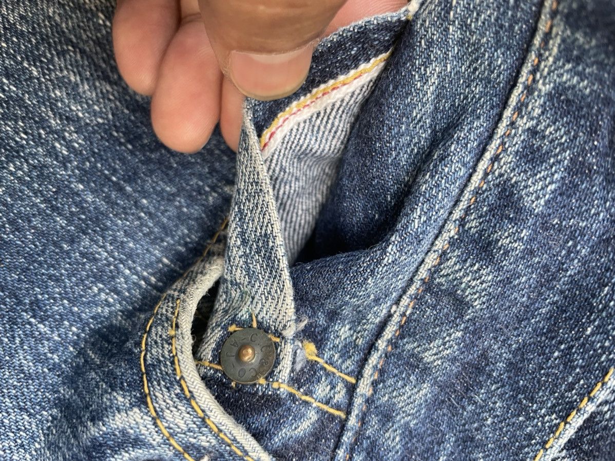 Japanese Brand × Vintage Vintage Cab Clothing Buckayro Selvedge Aging Distressed Size US 32 / EU 48 - 19 Thumbnail