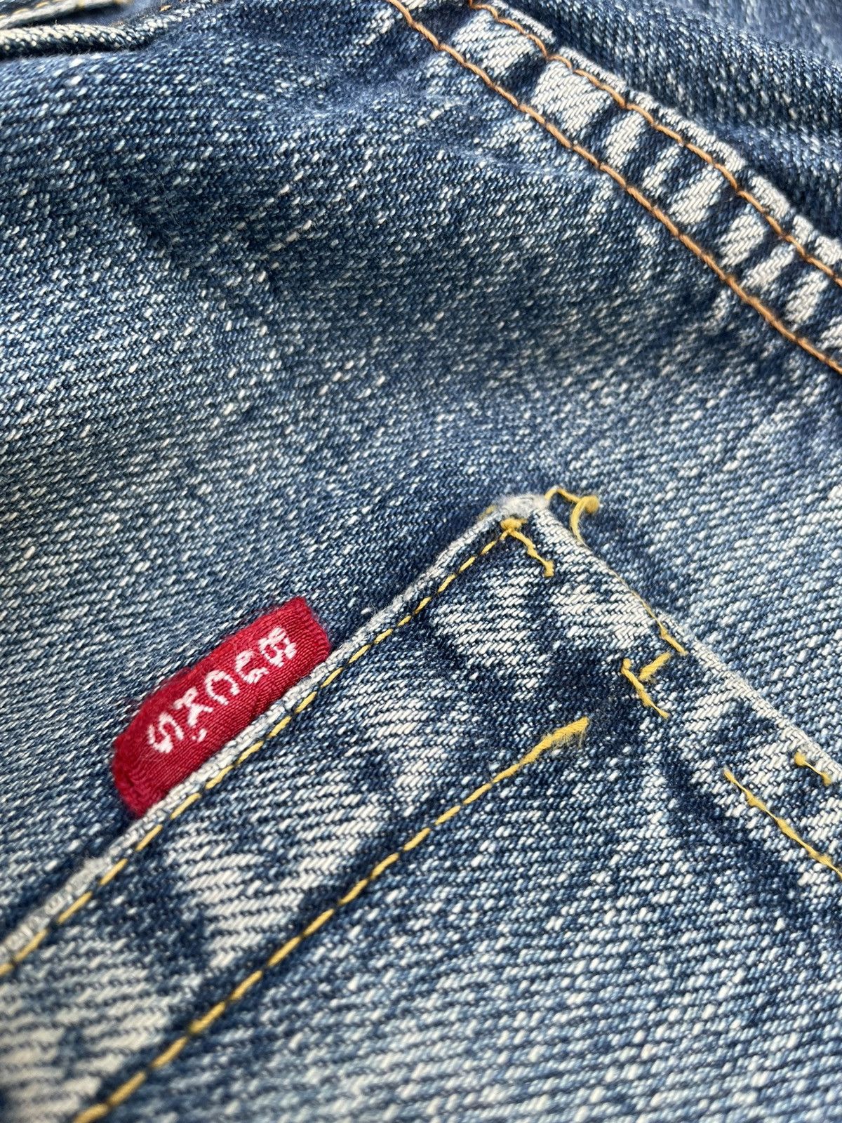 Japanese Brand × Vintage Vintage Cab Clothing Buckayro Selvedge Aging Distressed Size US 32 / EU 48 - 16 Thumbnail