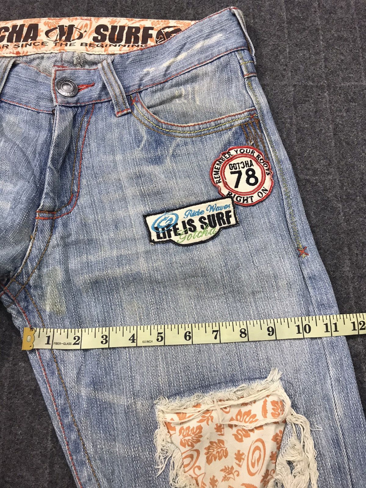 Gotcha × Vintage Vintage Gotcha Surf International Patchwork Logo Size 32 Size US 32 / EU 48 - 14 Thumbnail