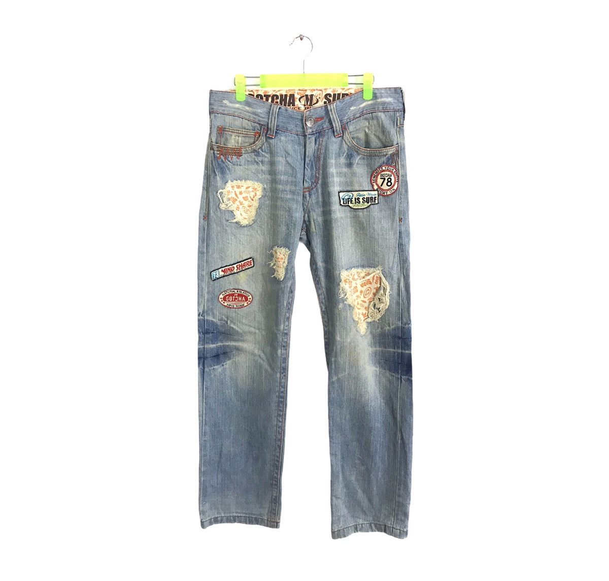 Gotcha × Vintage Vintage Gotcha Surf International Patchwork Logo Size 32 Size US 32 / EU 48 - 1 Thumbnail