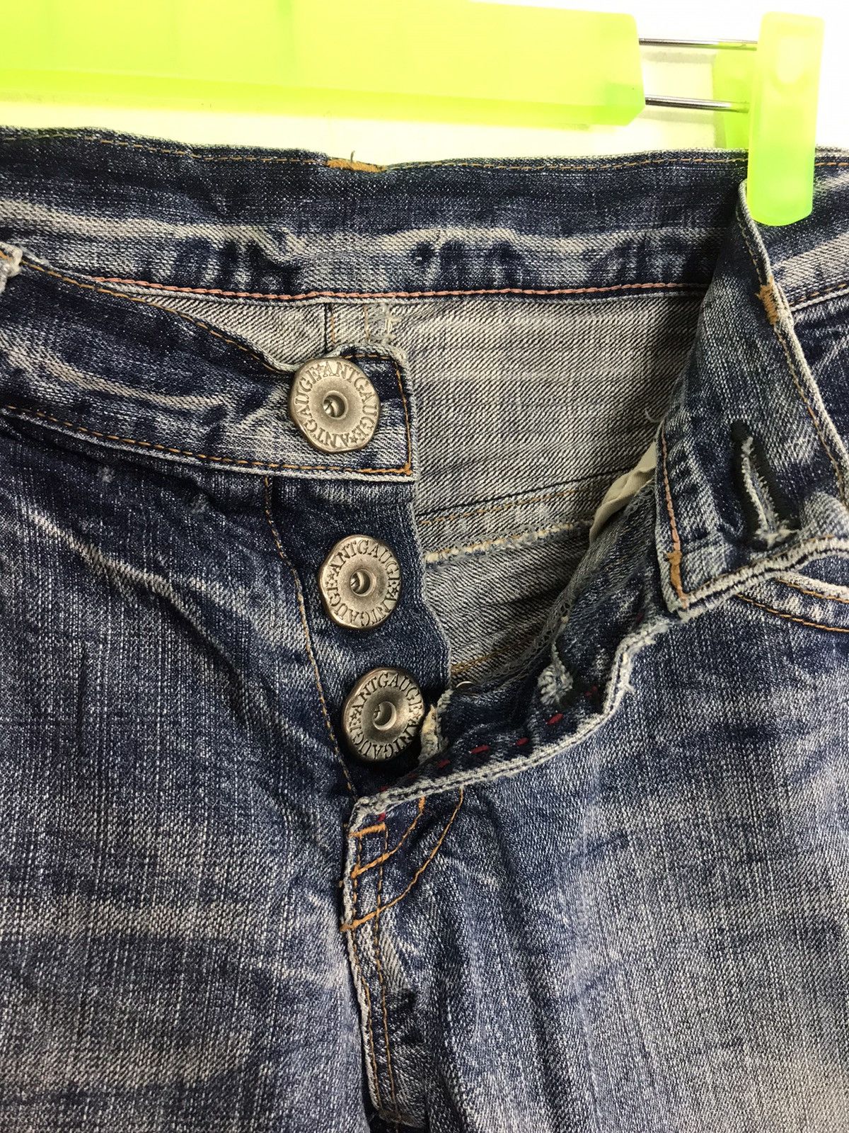 Japanese Brand × Vintage Vtg Antgauge Japanese Brand Straight Cut Pant Distressed Size US 30 / EU 46 - 4 Thumbnail