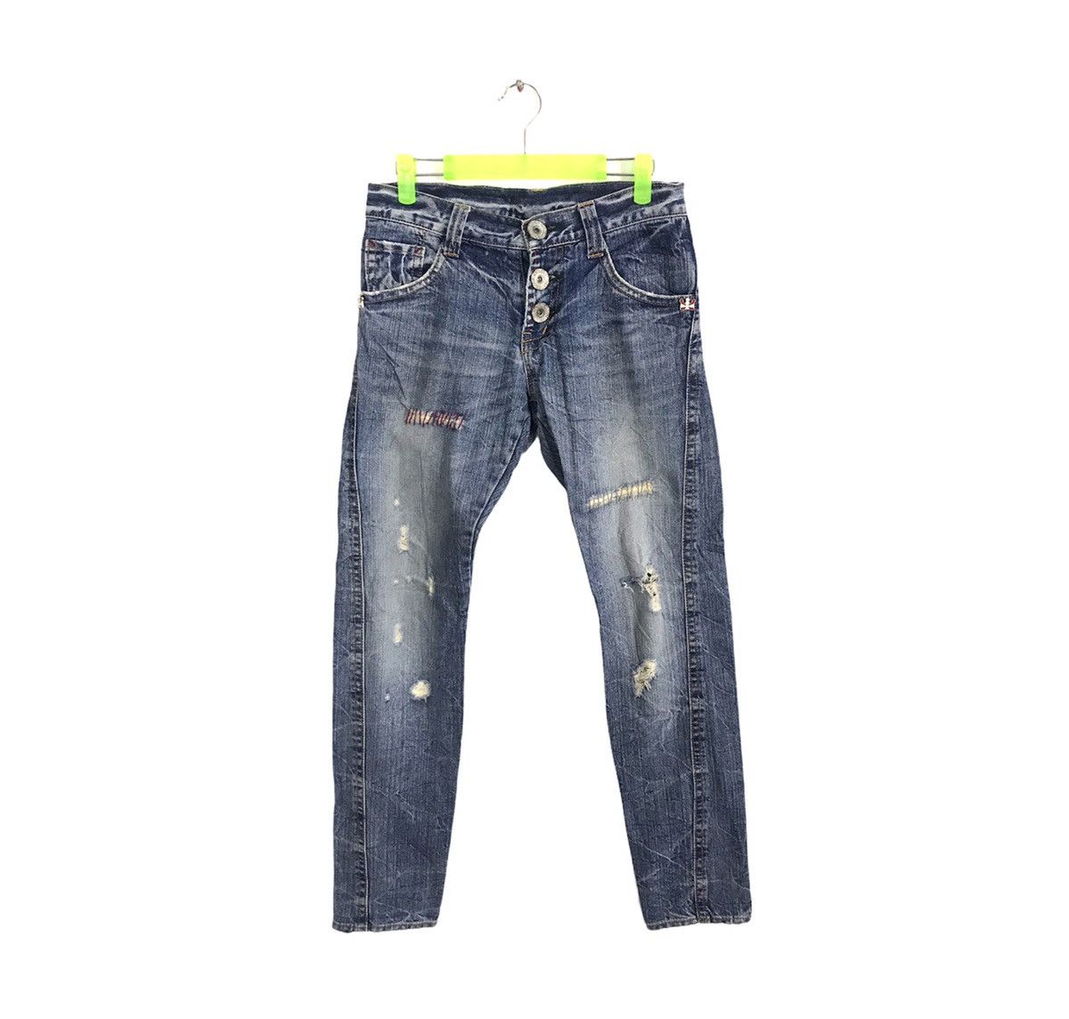 Japanese Brand × Vintage Vtg Antgauge Japanese Brand Straight Cut Pant Distressed Size US 30 / EU 46 - 2 Thumbnail