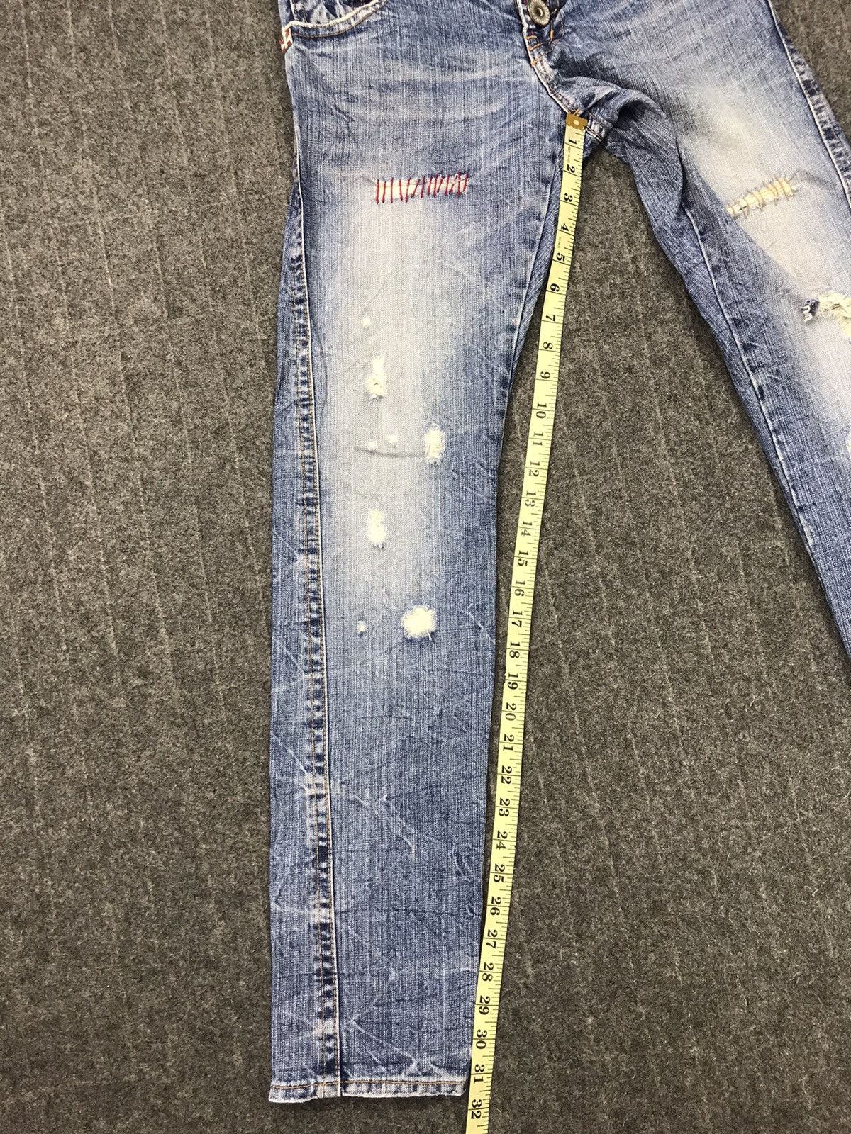 Japanese Brand × Vintage Vtg Antgauge Japanese Brand Straight Cut Pant Distressed Size US 30 / EU 46 - 10 Thumbnail