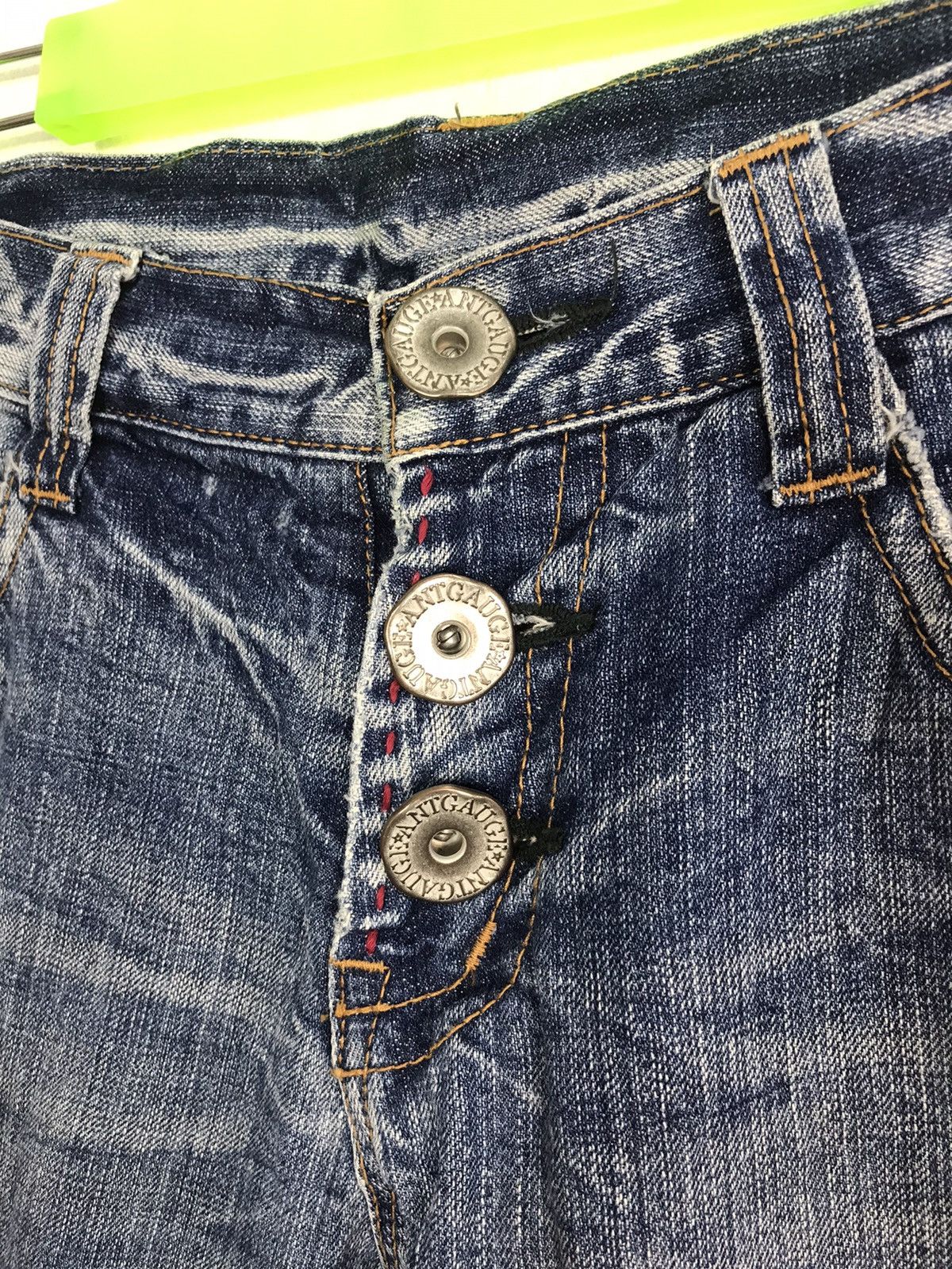 Japanese Brand × Vintage Vtg Antgauge Japanese Brand Straight Cut Pant Distressed Size US 30 / EU 46 - 3 Thumbnail
