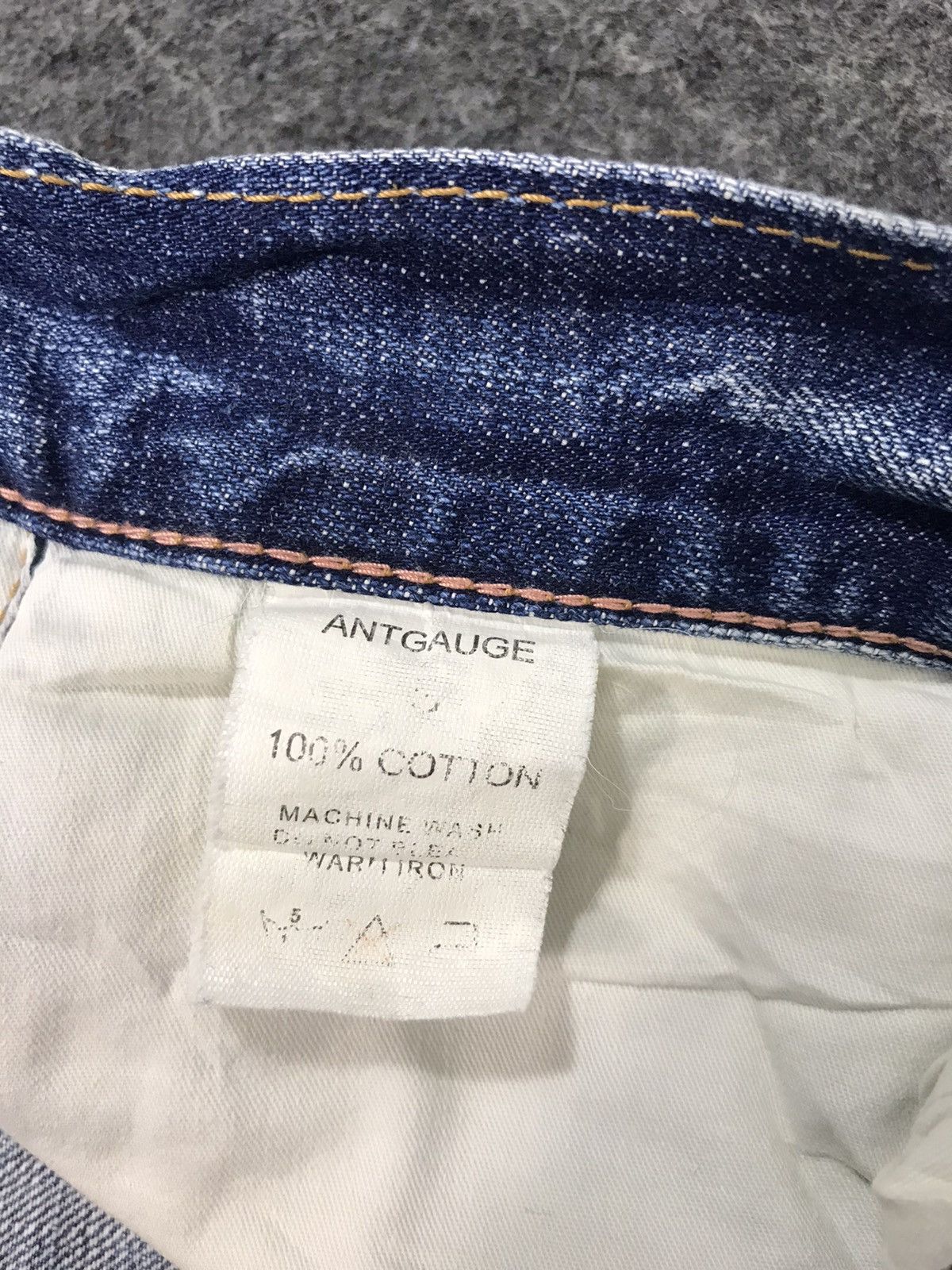 Japanese Brand × Vintage Vtg Antgauge Japanese Brand Straight Cut Pant Distressed Size US 30 / EU 46 - 6 Thumbnail