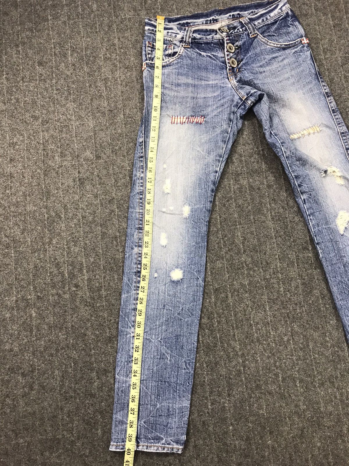 Japanese Brand × Vintage Vtg Antgauge Japanese Brand Straight Cut Pant Distressed Size US 30 / EU 46 - 9 Thumbnail