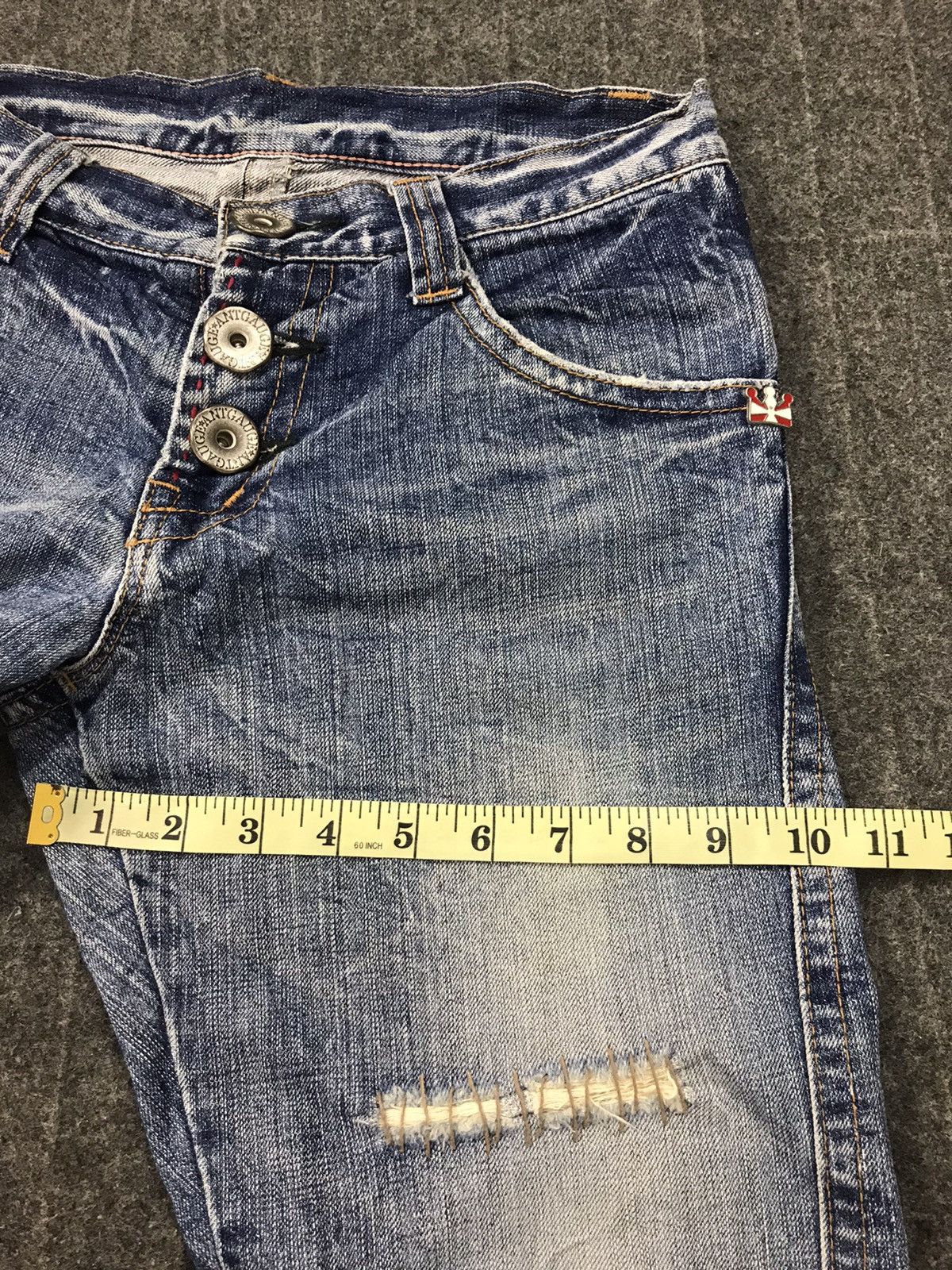 Japanese Brand × Vintage Vtg Antgauge Japanese Brand Straight Cut Pant Distressed Size US 30 / EU 46 - 12 Thumbnail