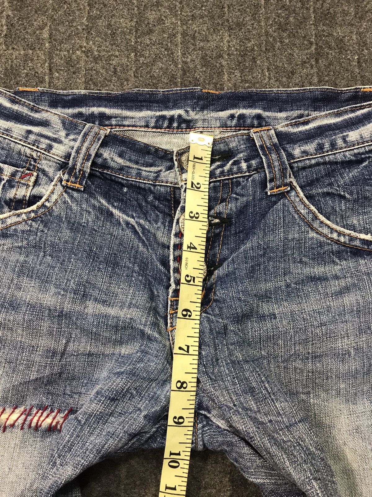 Japanese Brand × Vintage Vtg Antgauge Japanese Brand Straight Cut Pant Distressed Size US 30 / EU 46 - 11 Thumbnail