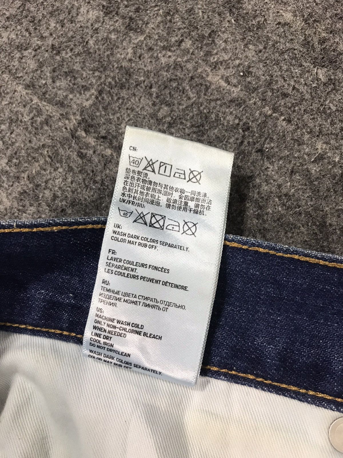 Japanese Brand × Vintage Vintage Japanese Brand Straight Cut Pants Distressed Denim Size US 31 - 8 Thumbnail