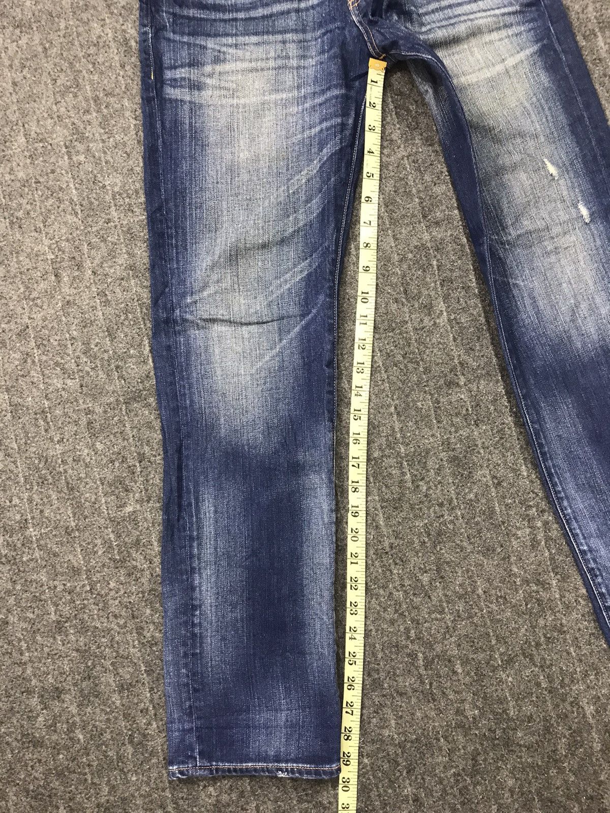 Japanese Brand × Vintage Vintage Japanese Brand Straight Cut Pants Distressed Denim Size US 31 - 11 Thumbnail