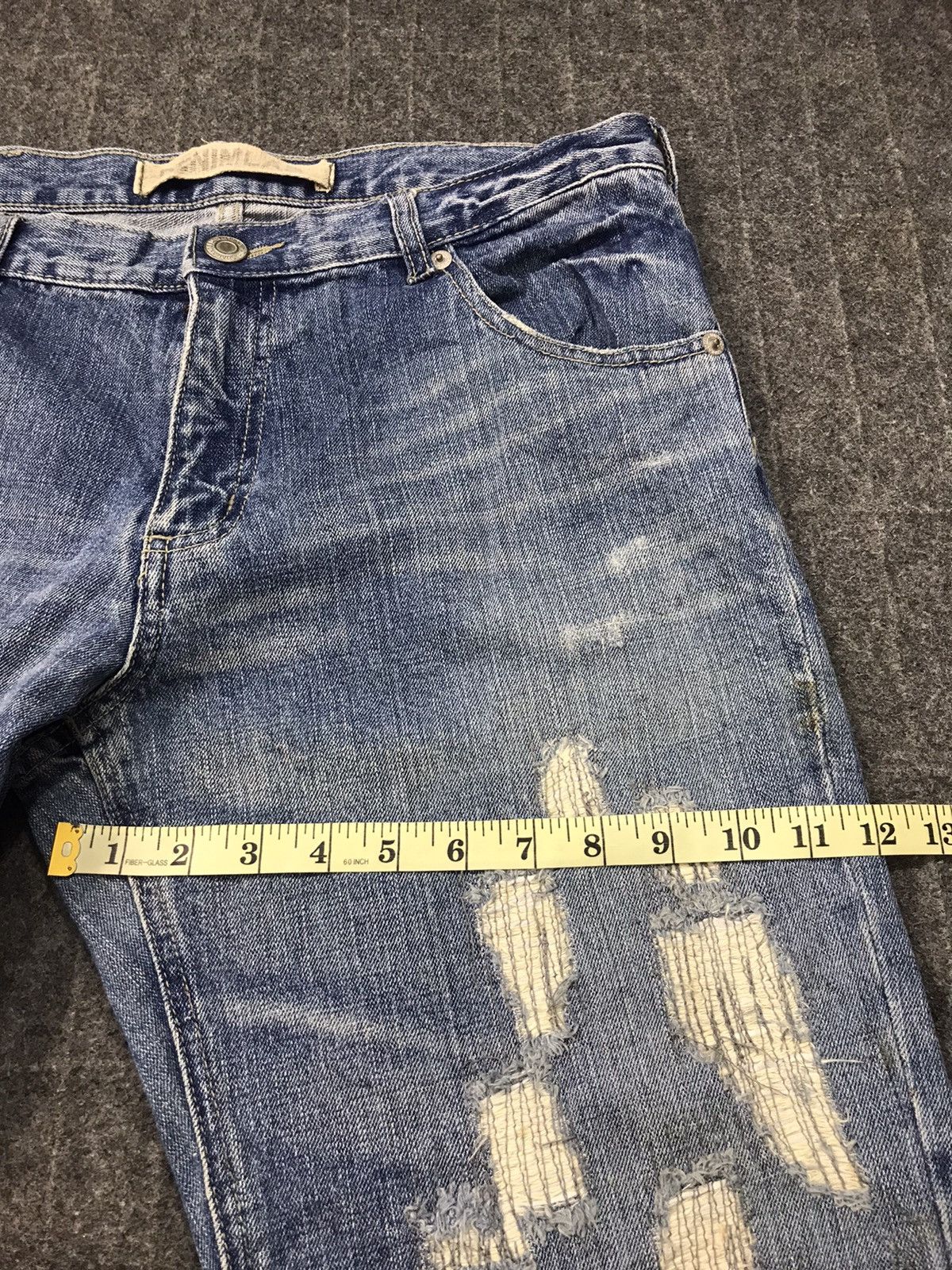 Japanese Brand × Vintage Vintage Denim Lab Straight Cut Style Pants Distressed Denim Size US 32 / EU 48 - 11 Thumbnail