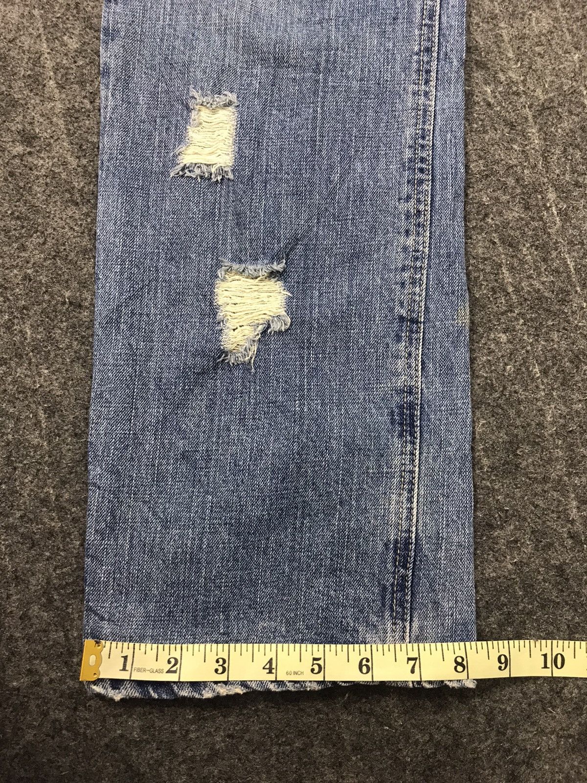 Japanese Brand × Vintage Vintage Denim Lab Straight Cut Style Pants Distressed Denim Size US 32 / EU 48 - 12 Thumbnail