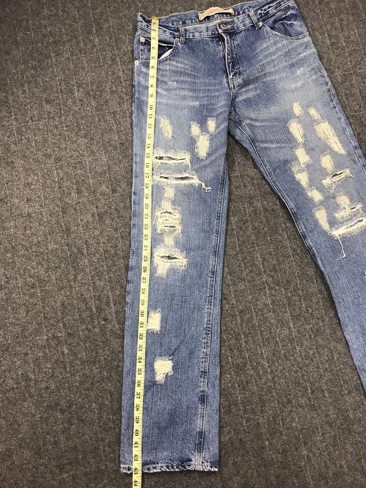 Japanese Brand × Vintage Vintage Denim Lab Straight Cut Style Pants Distressed Denim Size US 32 / EU 48 - 8 Thumbnail