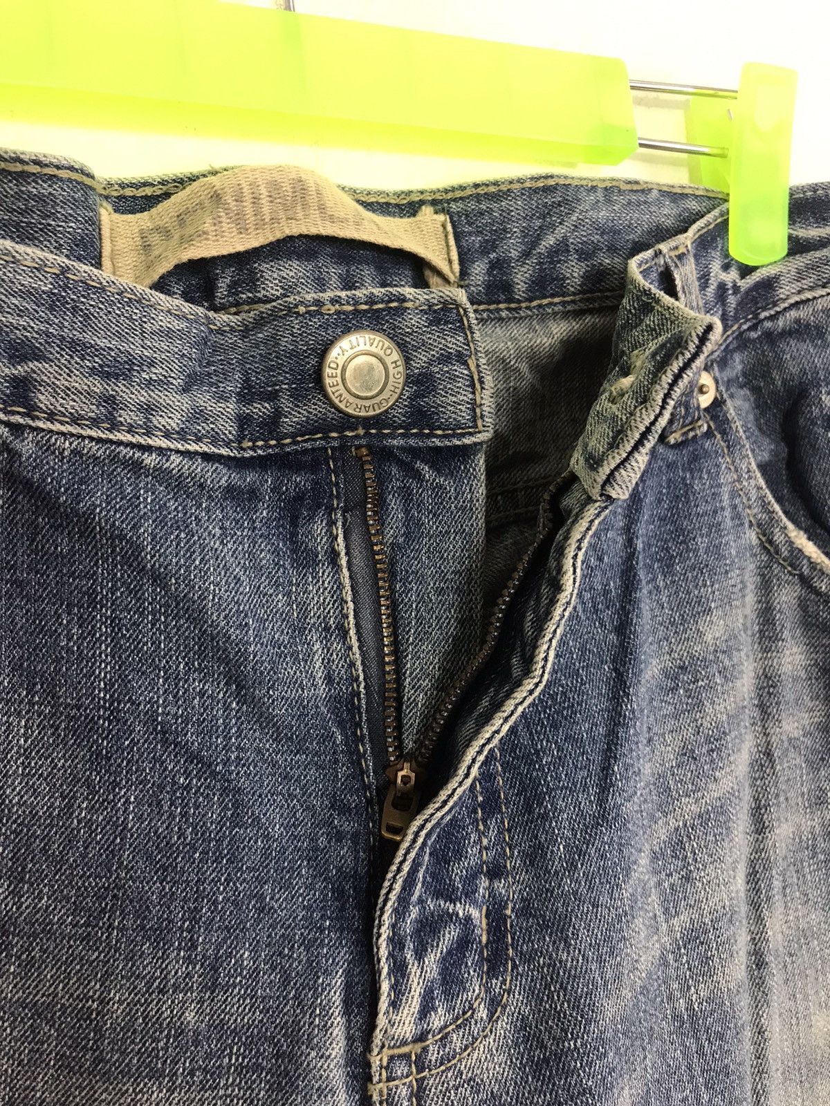 Japanese Brand × Vintage Vintage Denim Lab Straight Cut Style Pants Distressed Denim Size US 32 / EU 48 - 3 Thumbnail
