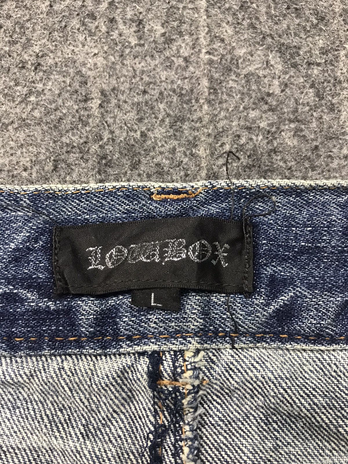 Japanese Brand × Vintage Lowbox Paint Splash Straight Cut Style Distressed Denim Size US 32 / EU 48 - 5 Thumbnail