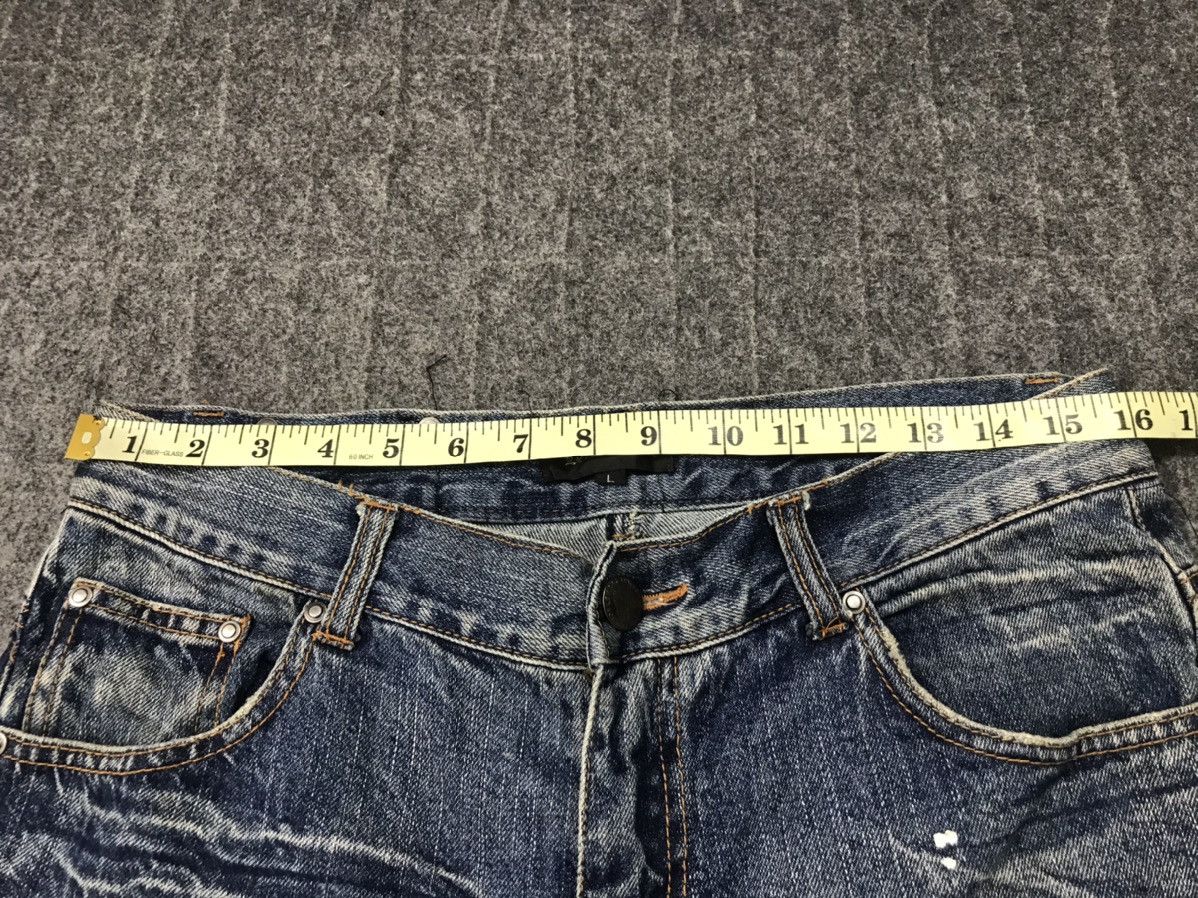 Japanese Brand × Vintage Lowbox Paint Splash Straight Cut Style Distressed Denim Size US 32 / EU 48 - 8 Thumbnail