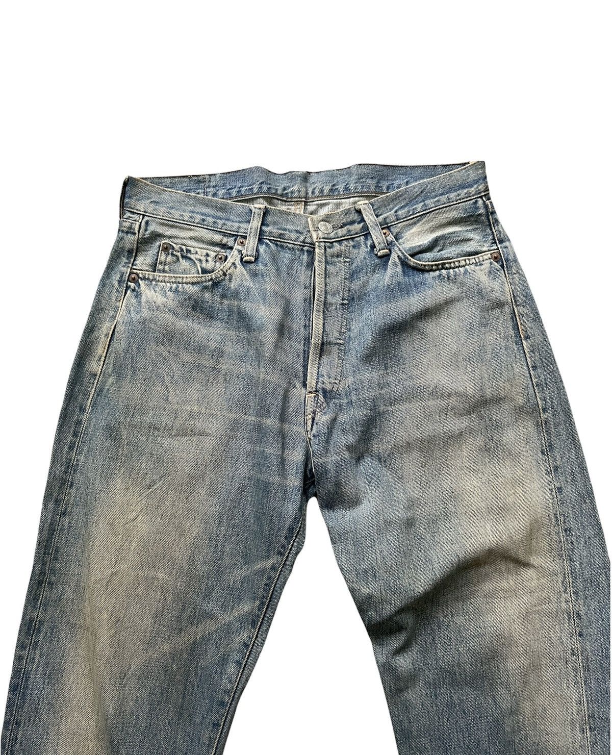 Denime × Japanese Brand × Vintage Denime Vintage Faded Wash Selvedge Denim Size US 31 - 11 Thumbnail