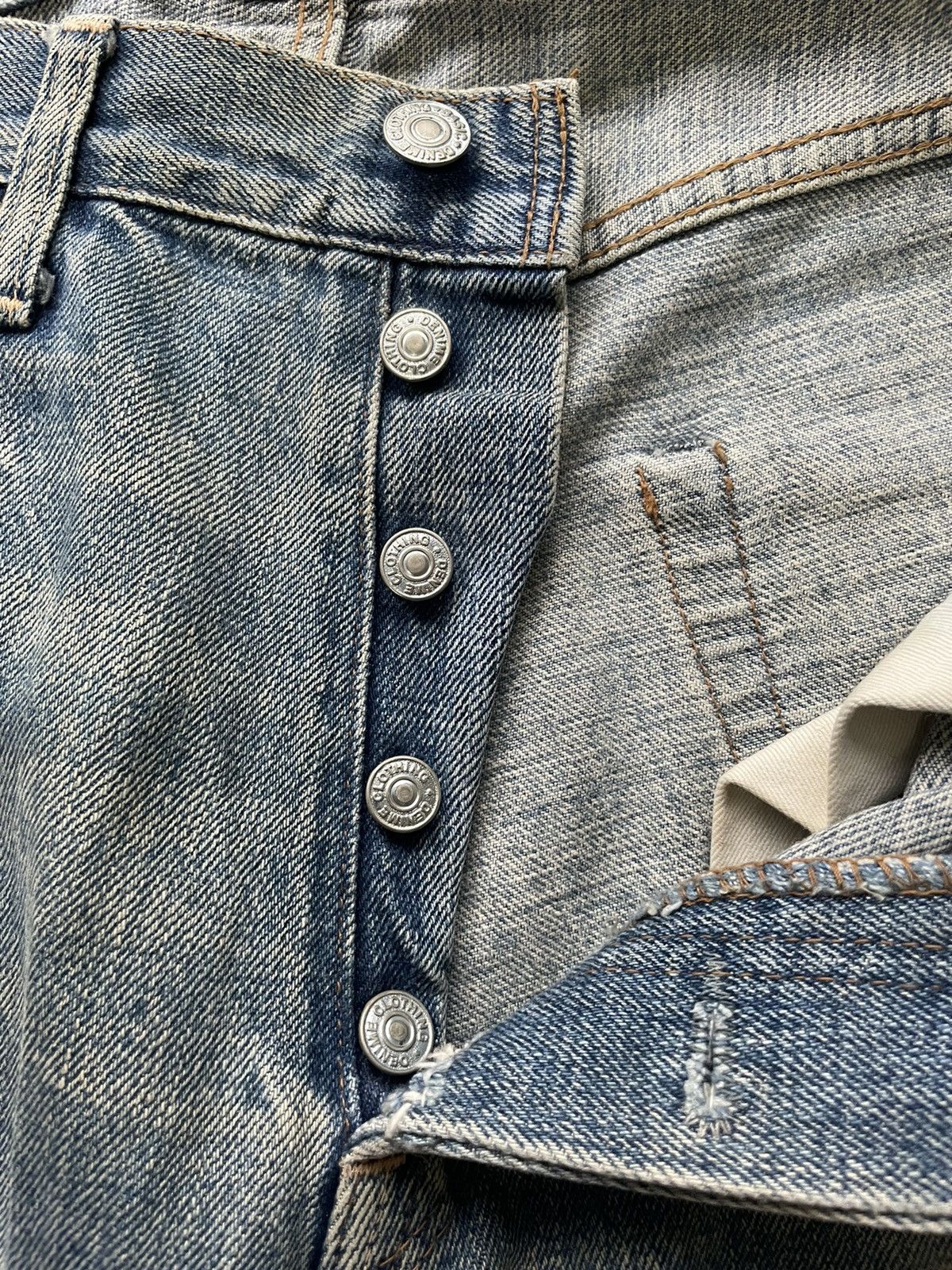 Denime × Japanese Brand × Vintage Denime Vintage Faded Wash Selvedge Denim Size US 31 - 15 Thumbnail