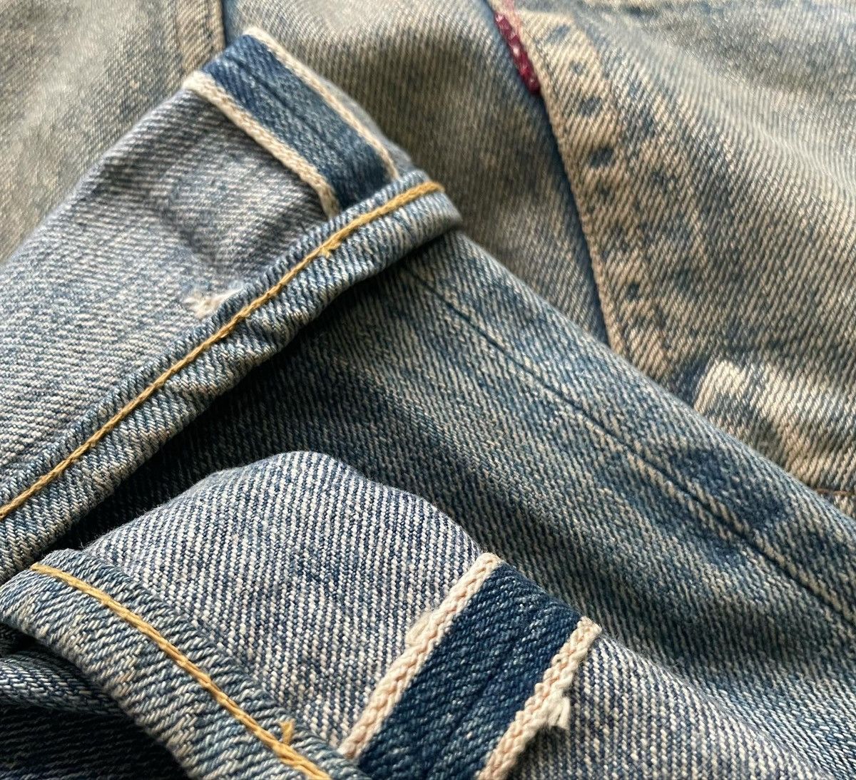 Denime × Japanese Brand × Vintage Denime Vintage Faded Wash Selvedge Denim Size US 31 - 6 Thumbnail