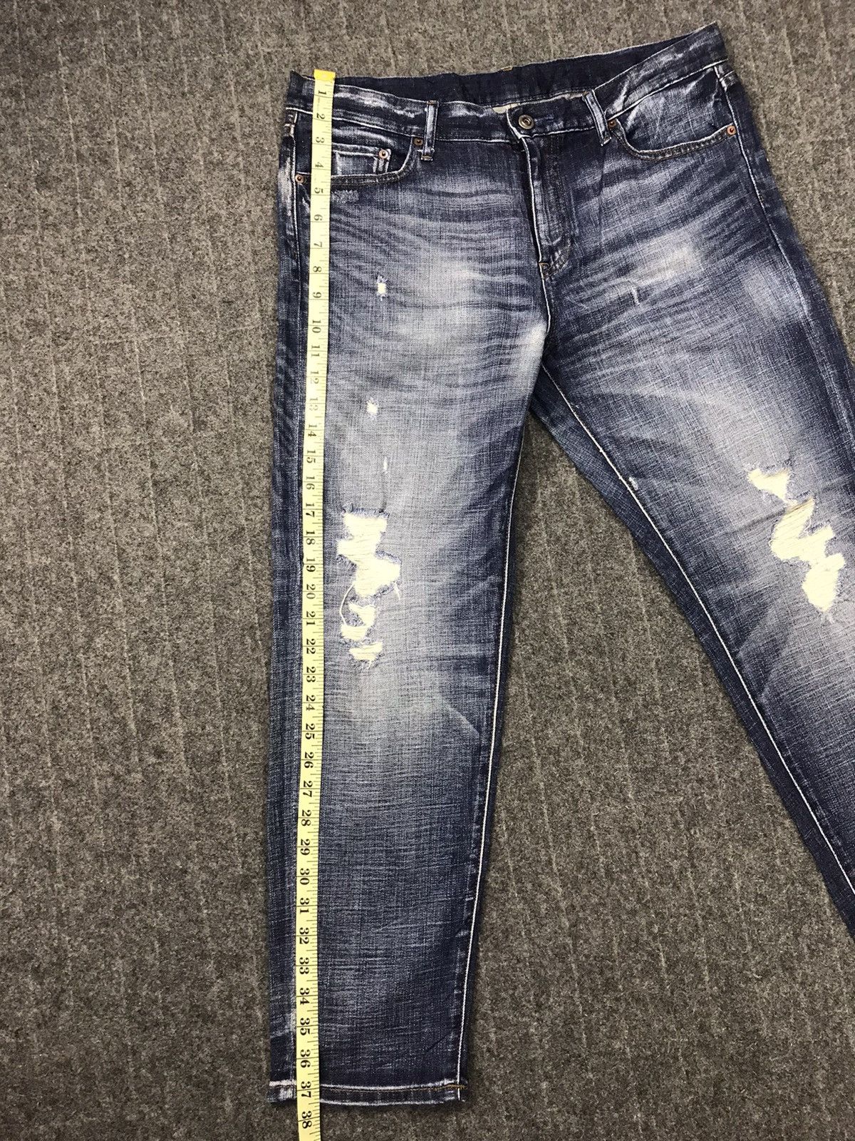 Japanese Brand × Vintage Vtg Japanese Brand Straight Slim Cut Tapered Style Pants Size US 34 / EU 50 - 10 Thumbnail