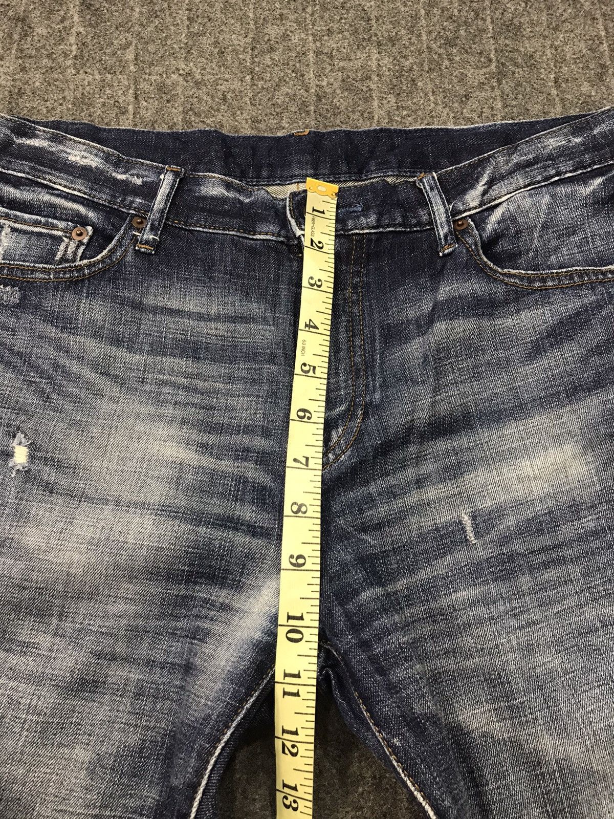 Japanese Brand × Vintage Vtg Japanese Brand Straight Slim Cut Tapered Style Pants Size US 34 / EU 50 - 12 Thumbnail