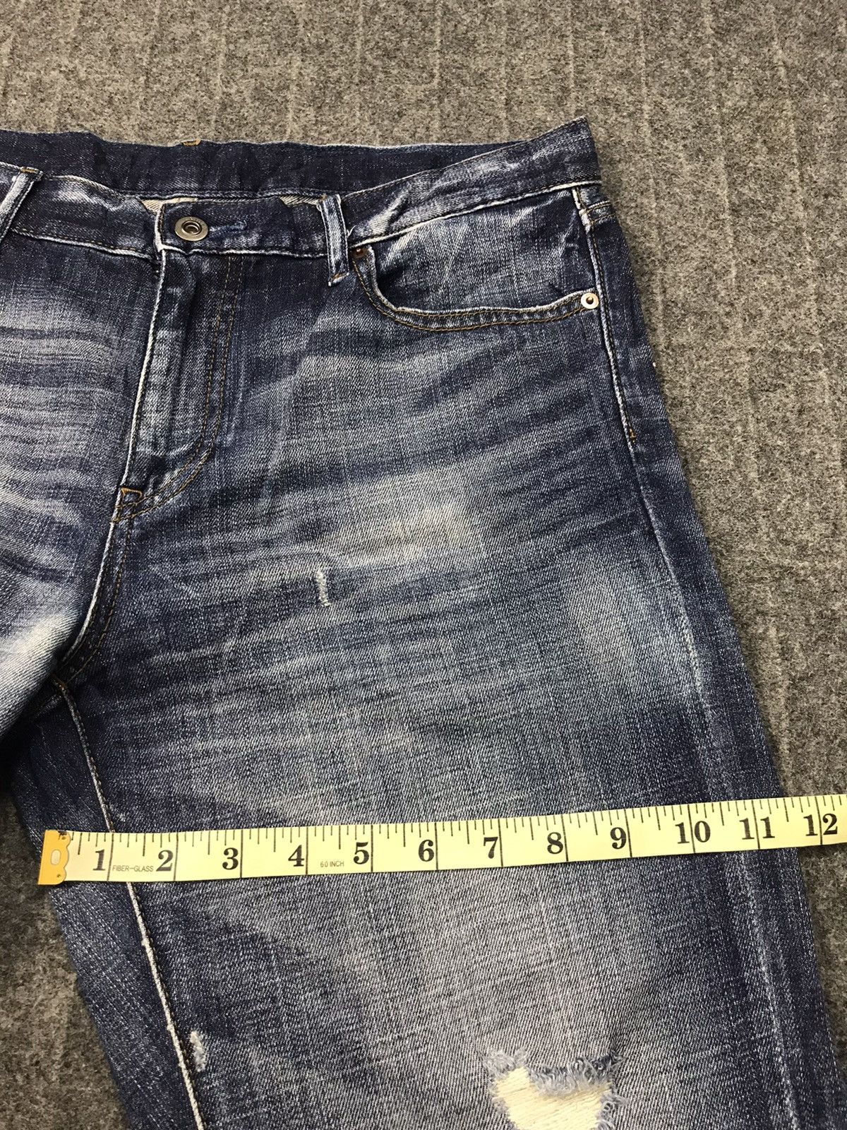 Japanese Brand × Vintage Vtg Japanese Brand Straight Slim Cut Tapered Style Pants Size US 34 / EU 50 - 13 Thumbnail