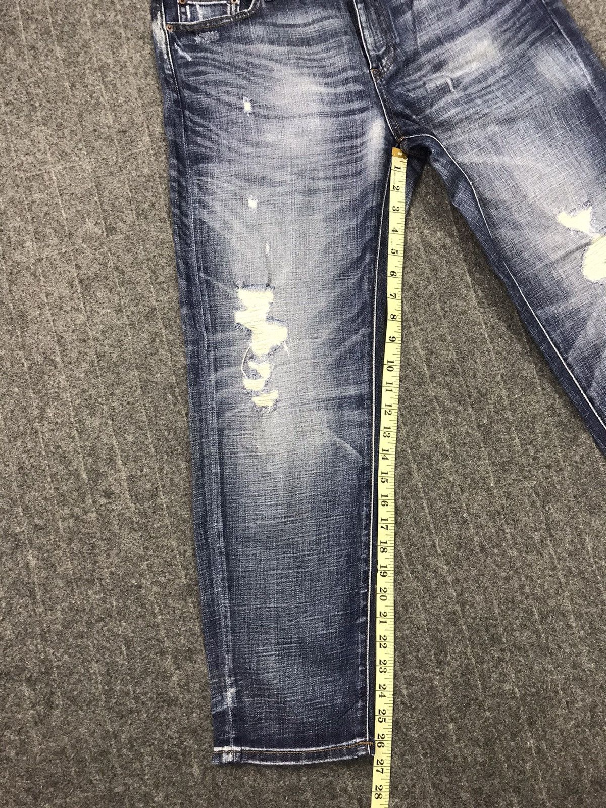 Japanese Brand × Vintage Vtg Japanese Brand Straight Slim Cut Tapered Style Pants Size US 34 / EU 50 - 11 Thumbnail
