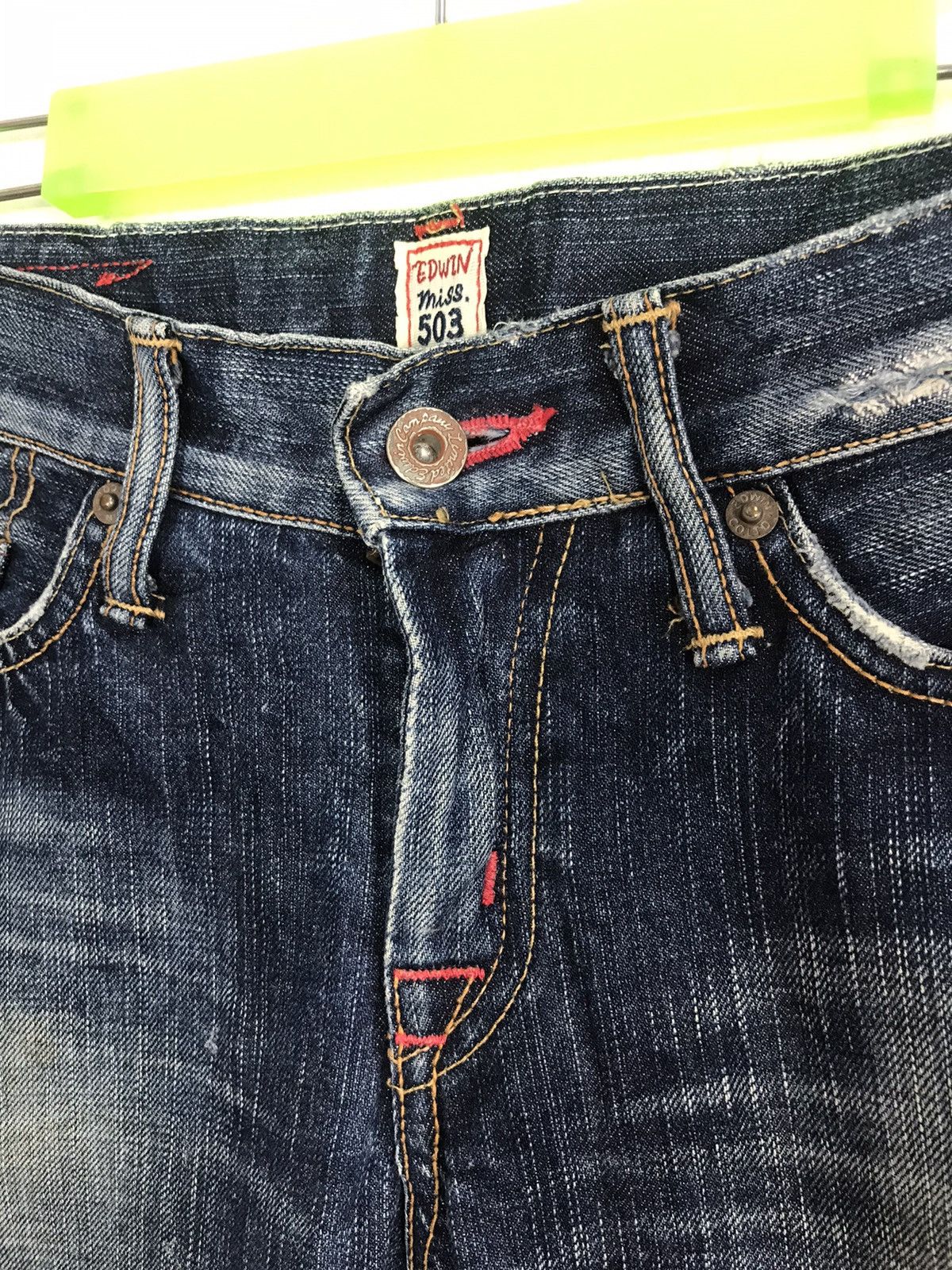 Edwin Vintage Edwin Lot 503 Miss Rude Straight Cut Style Pants Size US 30 / EU 46 - 3 Thumbnail