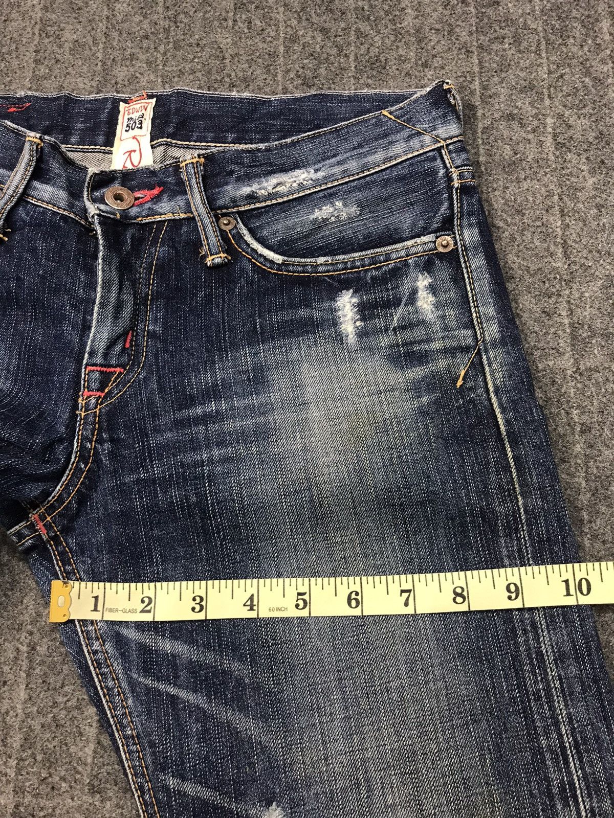 Edwin Vintage Edwin Lot 503 Miss Rude Straight Cut Style Pants Size US 30 / EU 46 - 14 Thumbnail