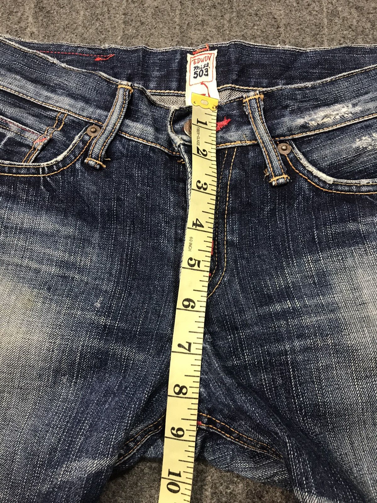 Edwin Vintage Edwin Lot 503 Miss Rude Straight Cut Style Pants Size US 30 / EU 46 - 13 Thumbnail