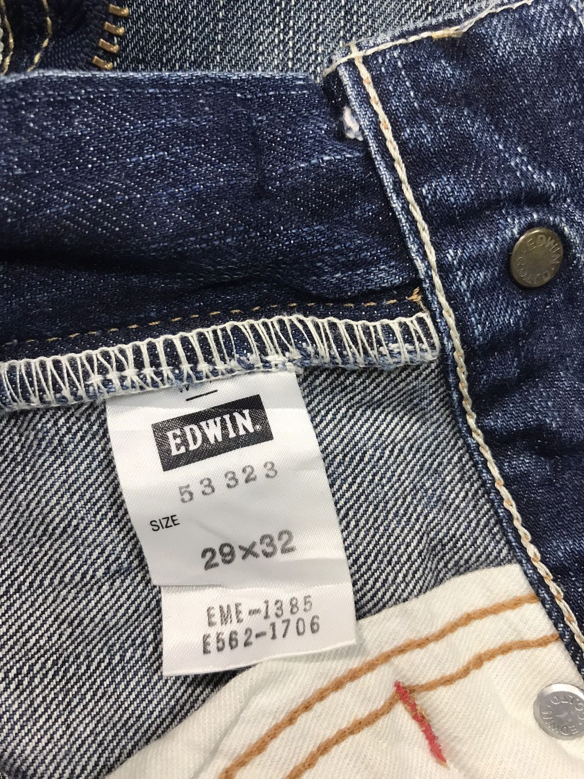 Edwin Vintage Edwin Lot 503 Miss Rude Straight Cut Style Pants Size US 30 / EU 46 - 8 Thumbnail