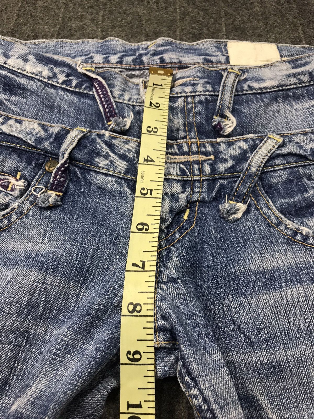 Japanese Brand × Vintage Vintage Anti Gauge S.P Platinum Straight Cut Double Waist Size US 28 / EU 44 - 12 Thumbnail