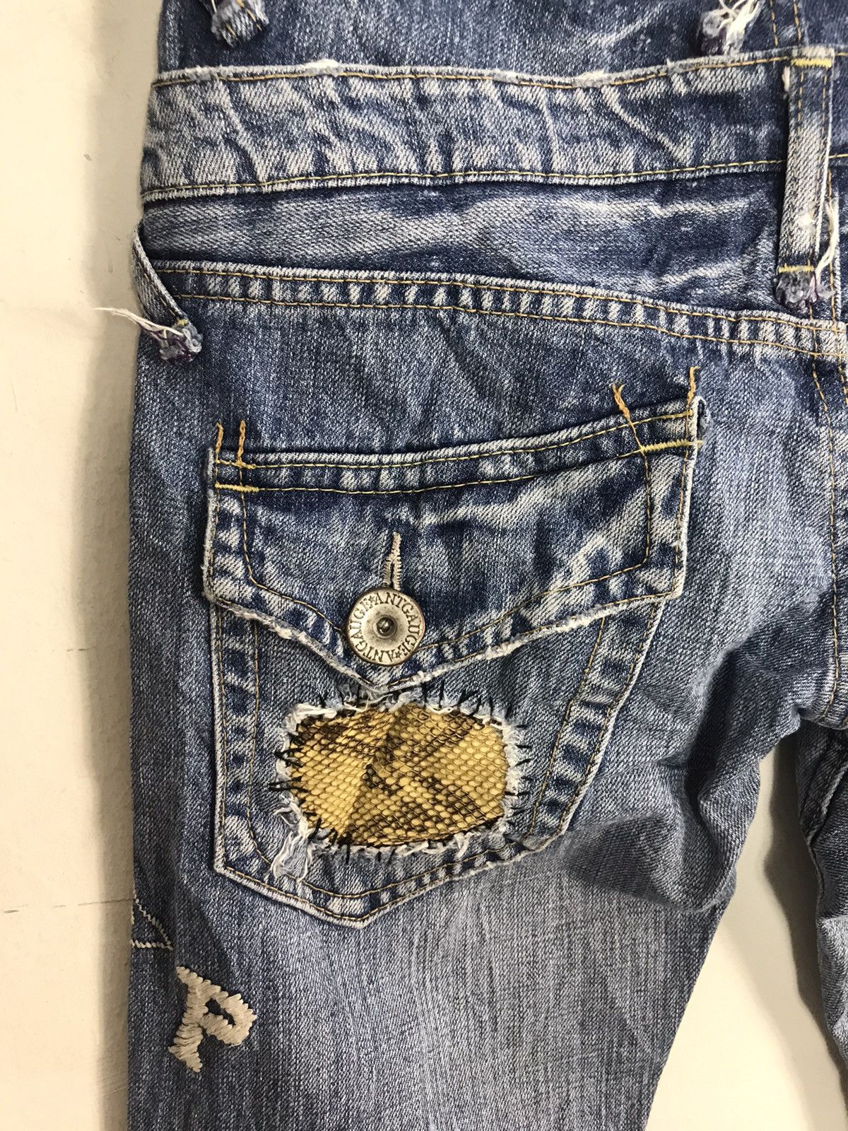 Japanese Brand × Vintage Vintage Anti Gauge S.P Platinum Straight Cut Double Waist Size US 28 / EU 44 - 6 Thumbnail