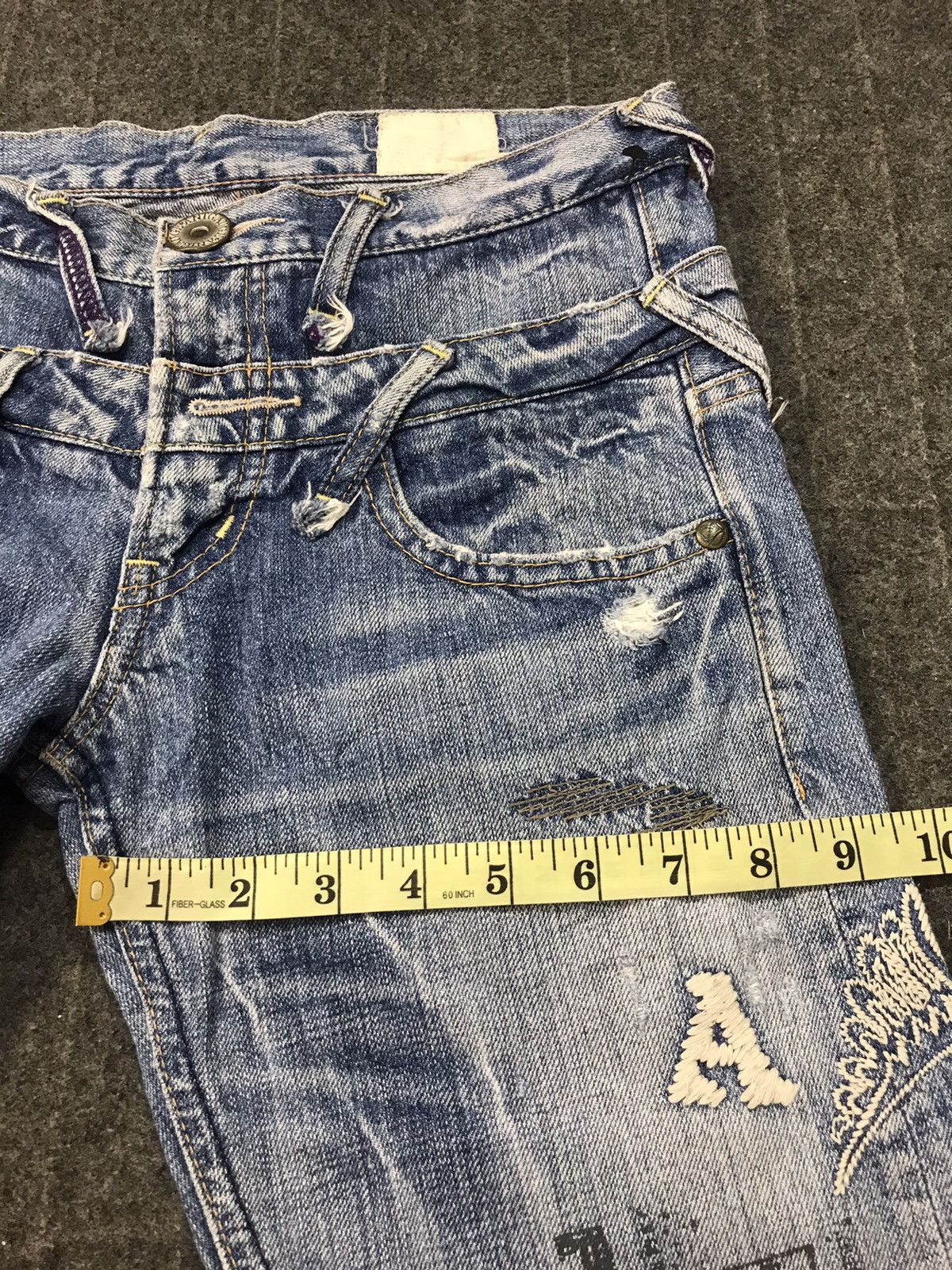 Japanese Brand × Vintage Vintage Anti Gauge S.P Platinum Straight Cut Double Waist Size US 28 / EU 44 - 13 Thumbnail