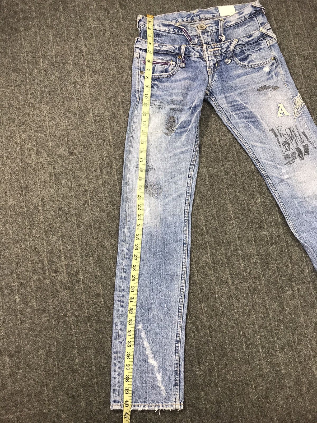 Japanese Brand × Vintage Vintage Anti Gauge S.P Platinum Straight Cut Double Waist Size US 28 / EU 44 - 10 Thumbnail