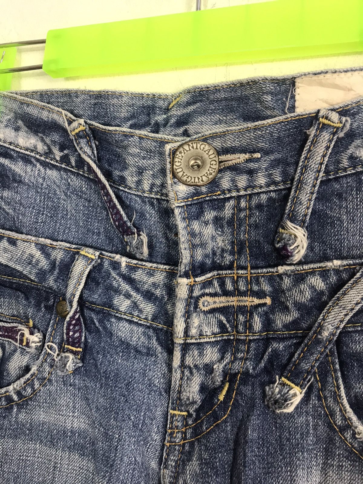 Japanese Brand × Vintage Vintage Anti Gauge S.P Platinum Straight Cut Double Waist Size US 28 / EU 44 - 3 Thumbnail