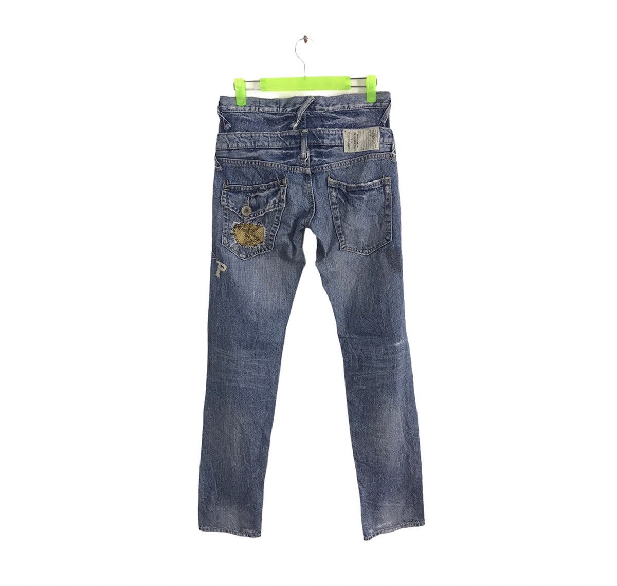 Japanese Brand × Vintage Vintage Anti Gauge S.P Platinum Straight Cut Double Waist Size US 28 / EU 44 - 2 Thumbnail