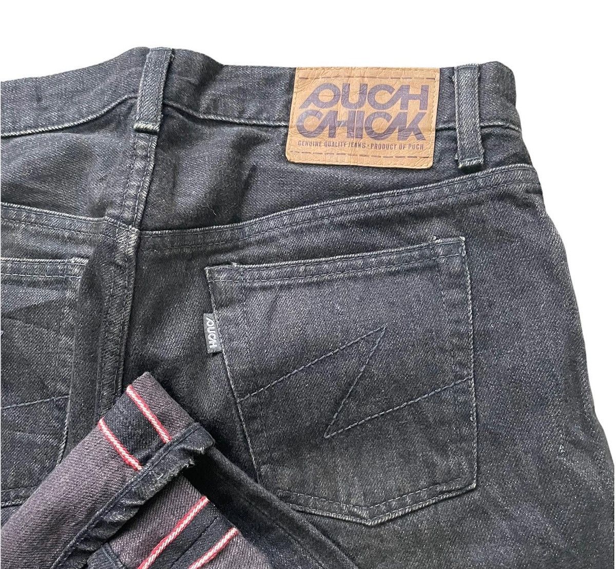 Japanese Brand Puch Chick Vintage Selvedge Denim Size US 30 / EU 46 - 5 Thumbnail