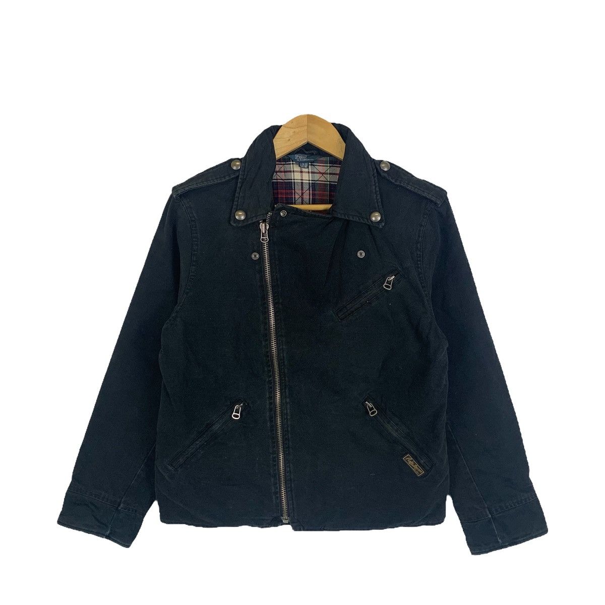 Polo Ralph Lauren × Vintage Vintage POLO Ralph Lauren Casual Zipper Double Collar Jacket Size S / US 4 / IT 40 - 1 Thumbnail