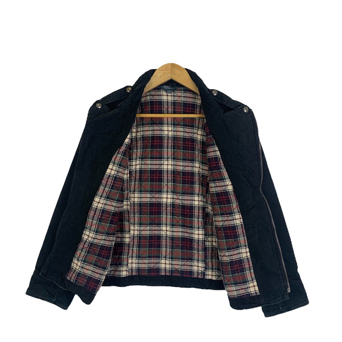 Polo Ralph Lauren × Vintage Vintage POLO Ralph Lauren Casual Zipper Double Collar Jacket Size S / US 4 / IT 40 - 3 Thumbnail