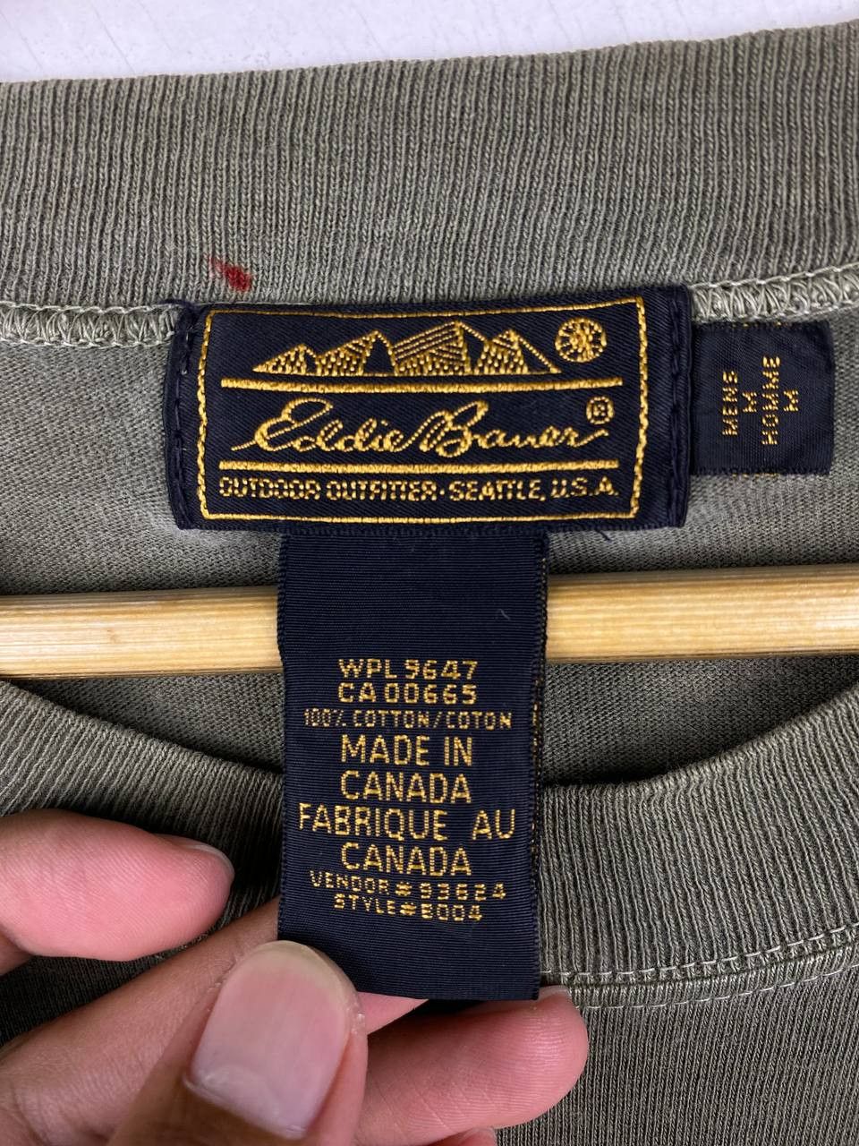 Eddie Bauer Vintage Eddie Bauer Outdoorsman Tshirt Made In Canada Size US M / EU 48-50 / 2 - 3 Thumbnail