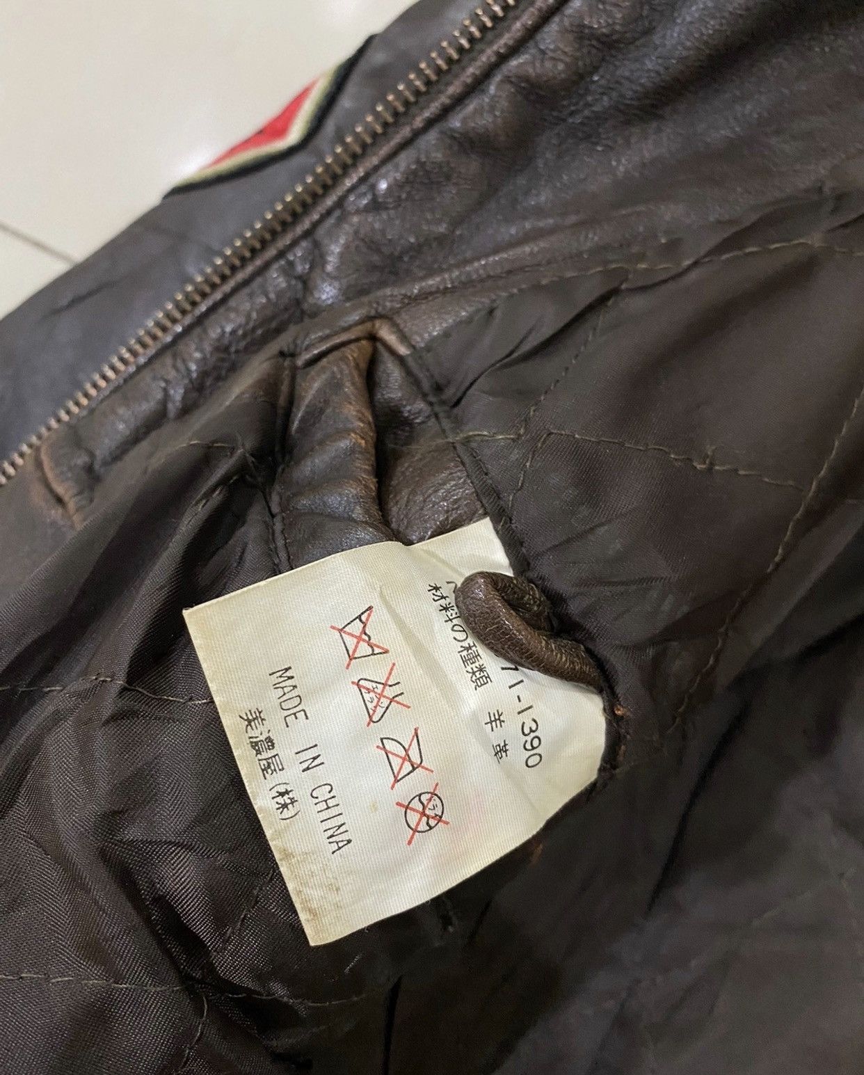 Leather 🔥Vintage Lucky Strike Leather Riders Jacket Size US L / EU 52-54 / 3 - 14 Thumbnail