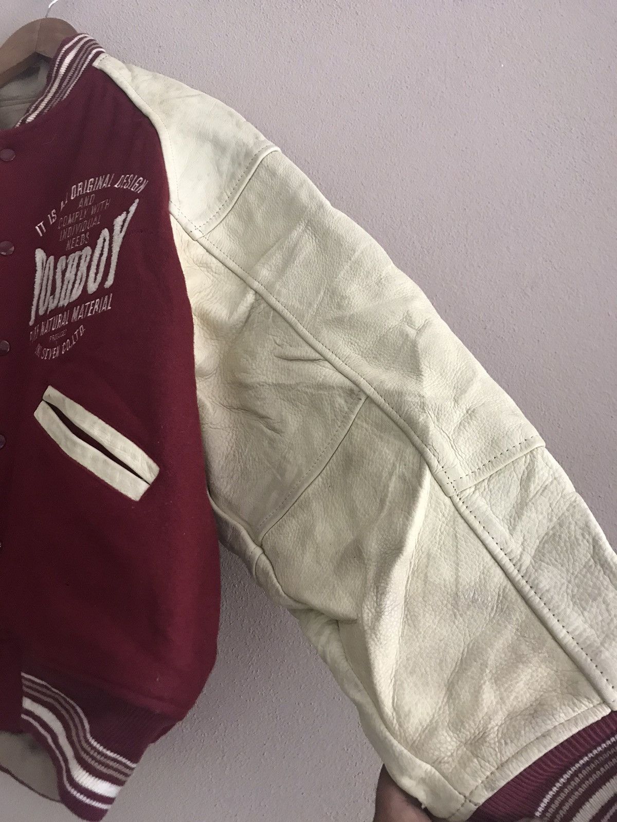 Vintage Vintage Poshboy reversible varsity jacket Size US L / EU 52-54 / 3 - 8 Thumbnail