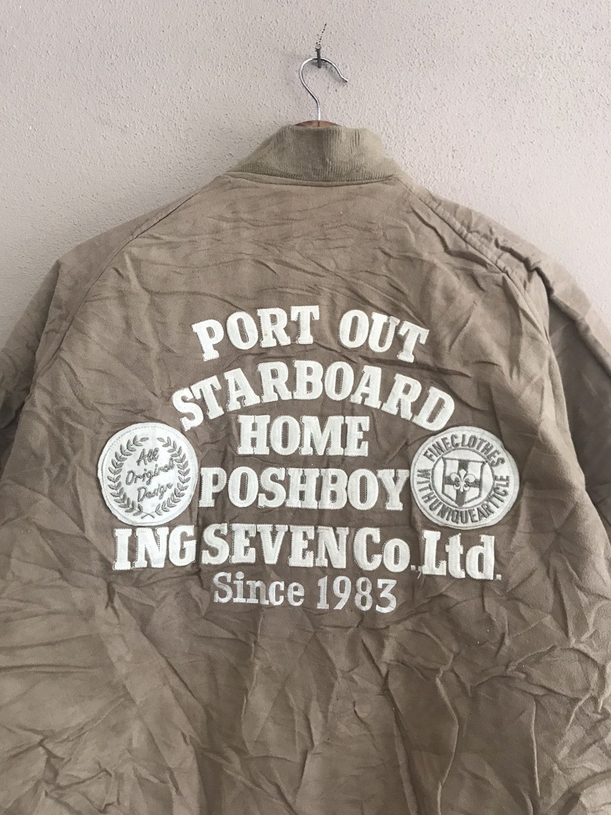 Vintage Vintage Poshboy reversible varsity jacket Size US L / EU 52-54 / 3 - 16 Thumbnail