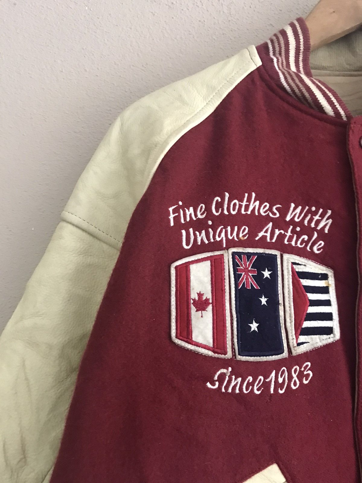 Vintage Vintage Poshboy reversible varsity jacket Size US L / EU 52-54 / 3 - 6 Thumbnail