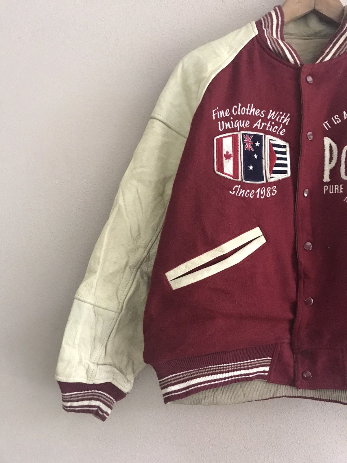 Vintage Vintage Poshboy reversible varsity jacket Size US L / EU 52-54 / 3 - 4 Thumbnail